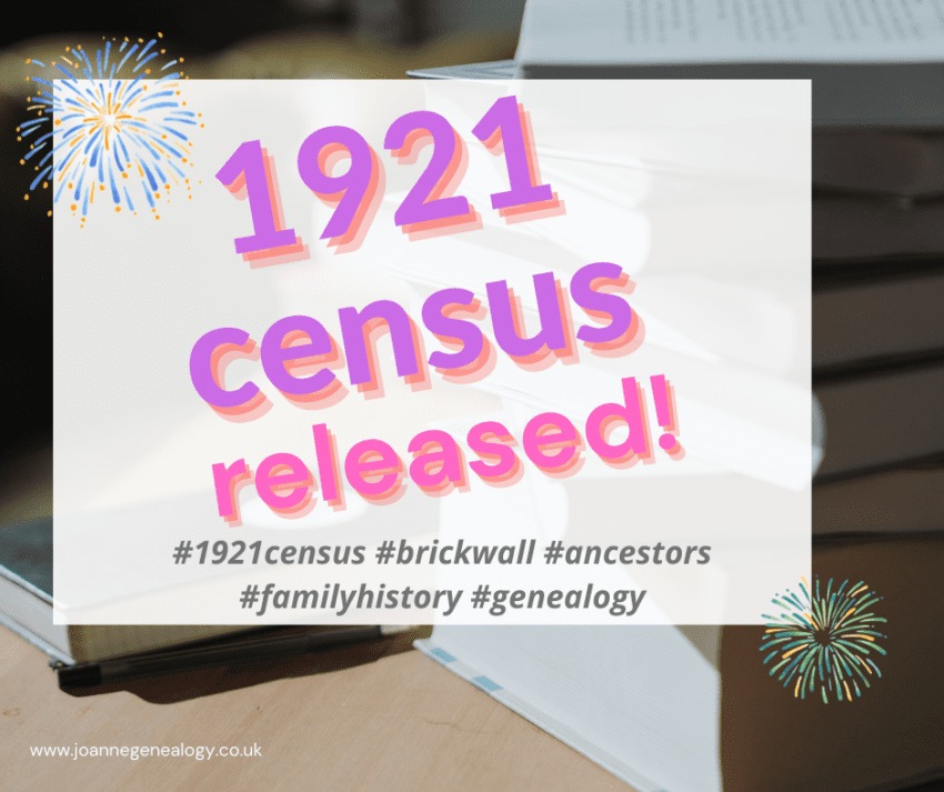 1921 Census Released